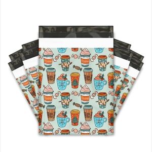 20 10X13 Coffee Latte Poly Mailers